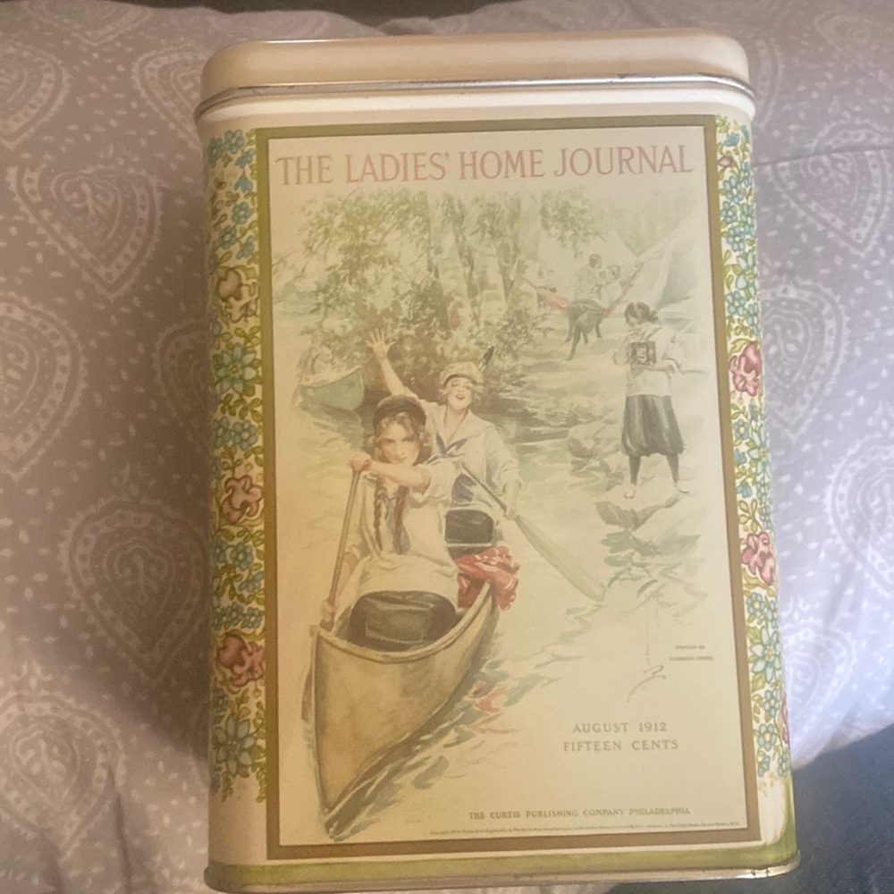 Vintage the ladies home journal august 1912 Tin